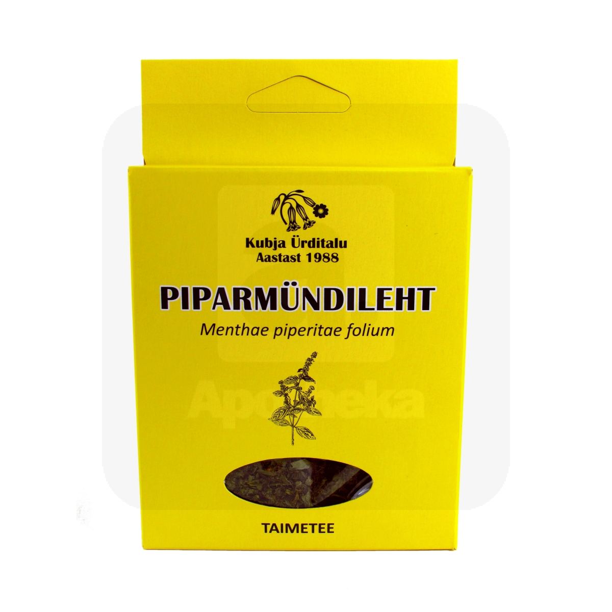 PIPARMÜNDILEHT (MENTHAE PIPERITAE FOLIA) 15G (KARP)