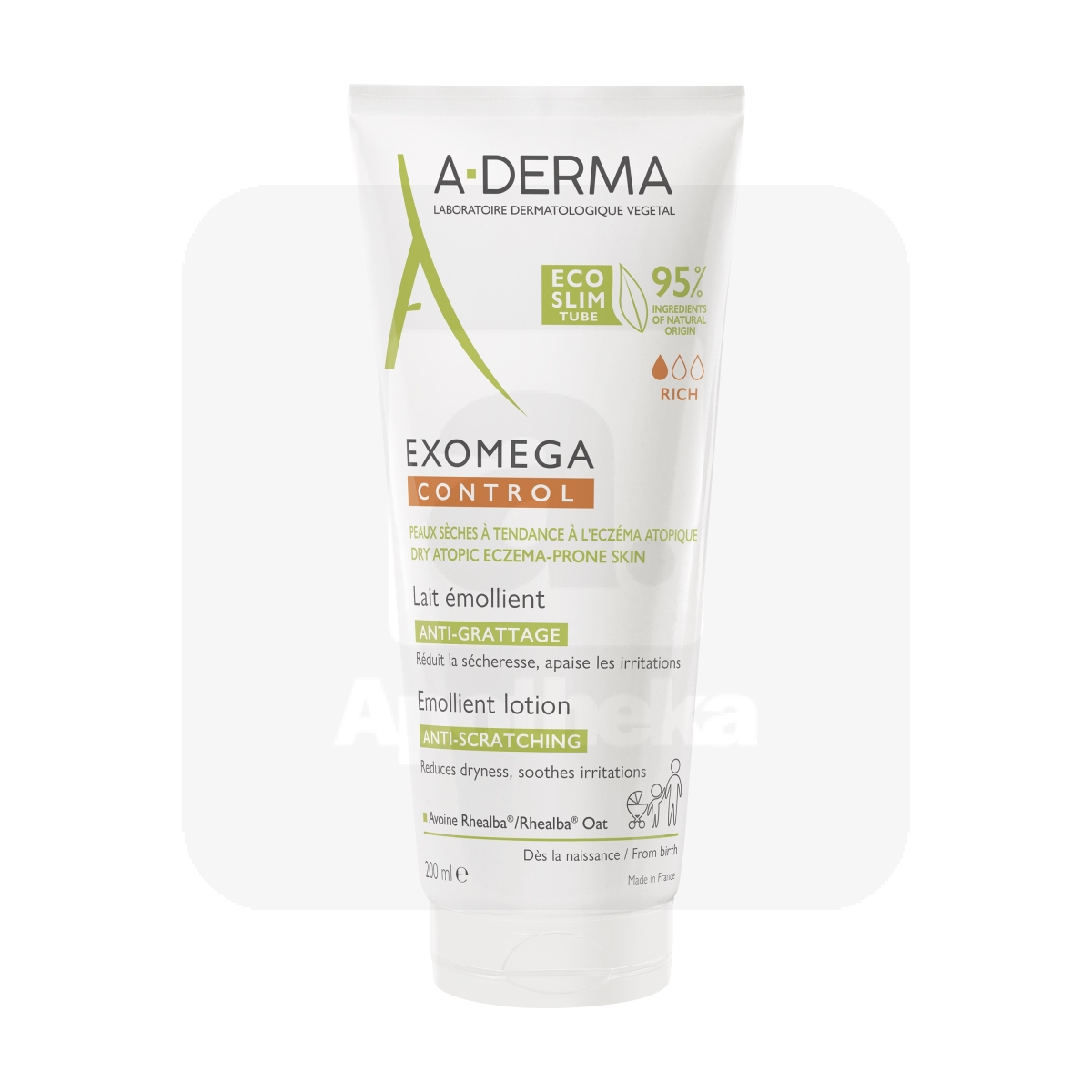 A-DERMA EXOMEGA CONTROL IHUPIIM ATOOPILISELE NAHALE 200ML - Tootepilt 1