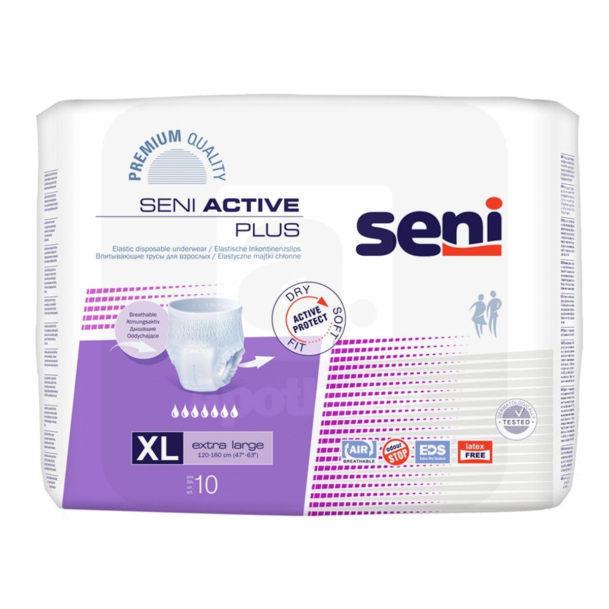 SENI ACTIVE PLUS IMAVAD PÜKSID XL 2000ML N10 - Tootepilt