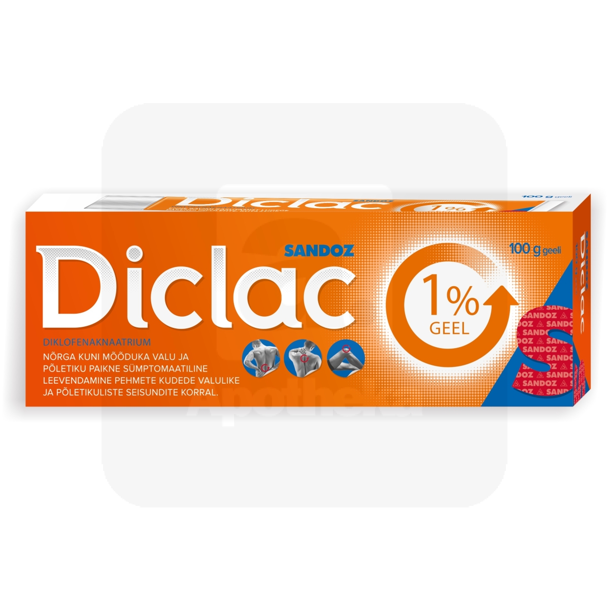 DICLAC GEEL 1% 100G - Tootepilt