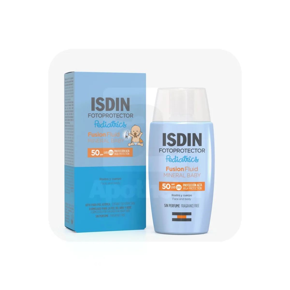 ISDIN SUN PÄIKESEKAITSEEMULSIOON MINERAL LASTELE SPF50 50ML - Tootepilt