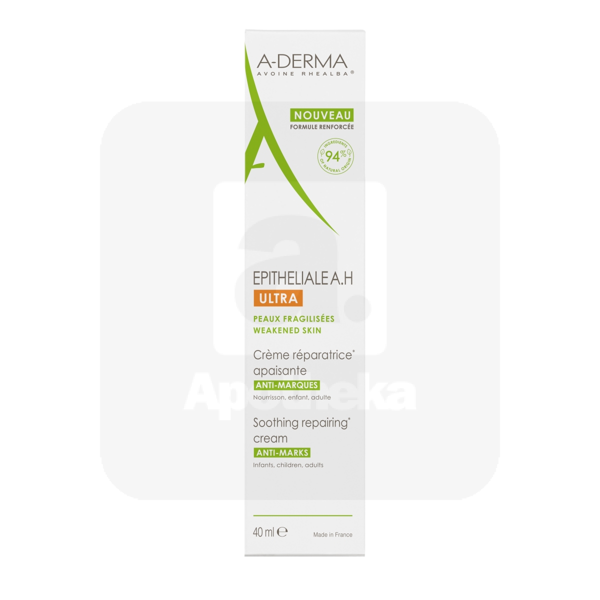 A-DERMA EPITHELIALE ULTRA KREEM TAASTAV 40ML - Tootepilt 1