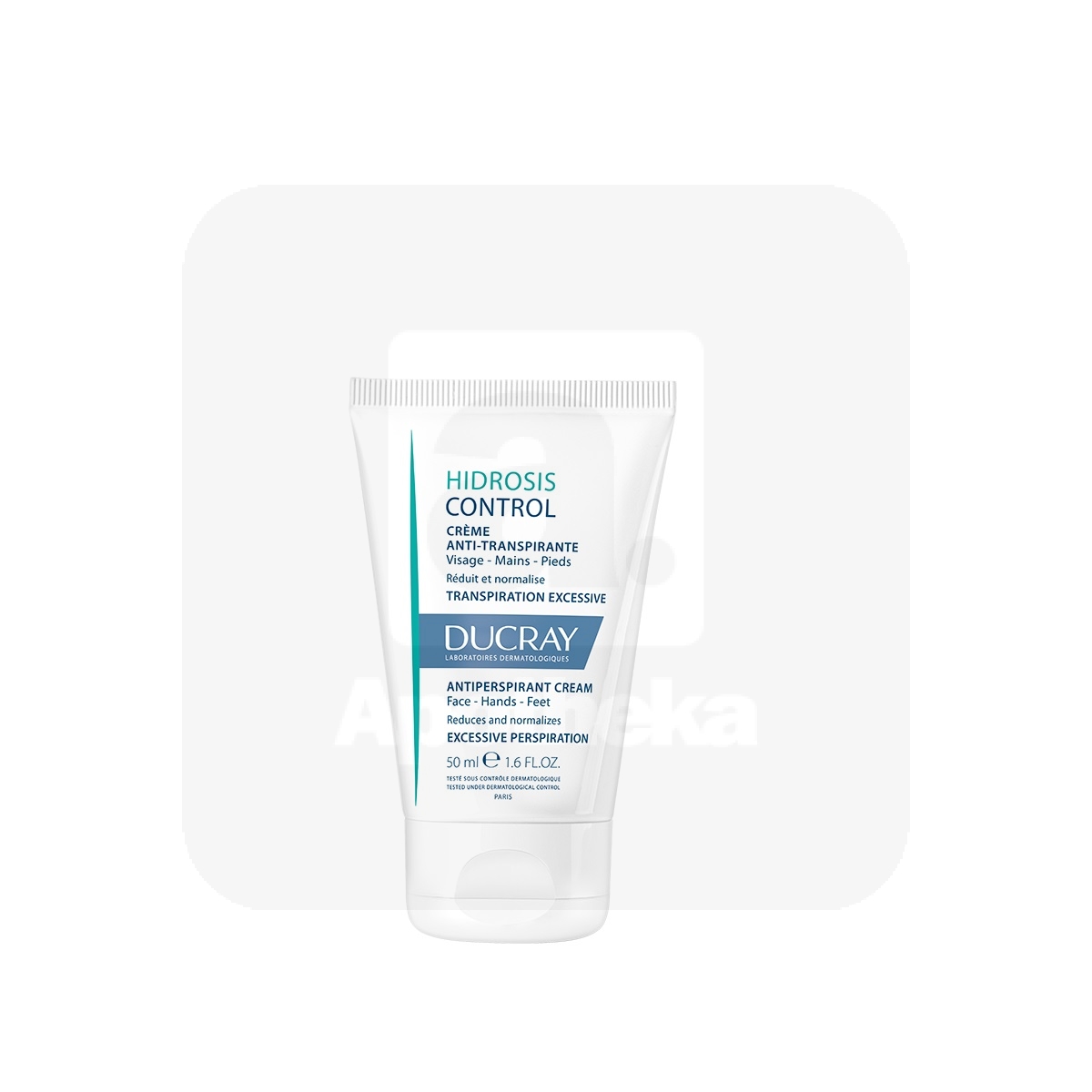 DUCRAY HIDROSIS CONTROL DEODORANTKREEM 50ML - Tootepilt
