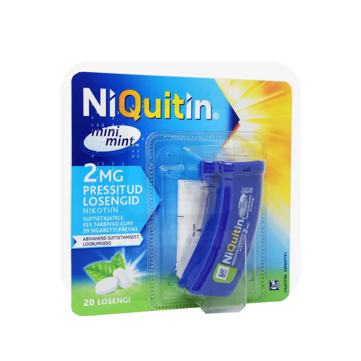 NIQUITIN MINI MINT LOSENG 2MG N20 - Tootepilt