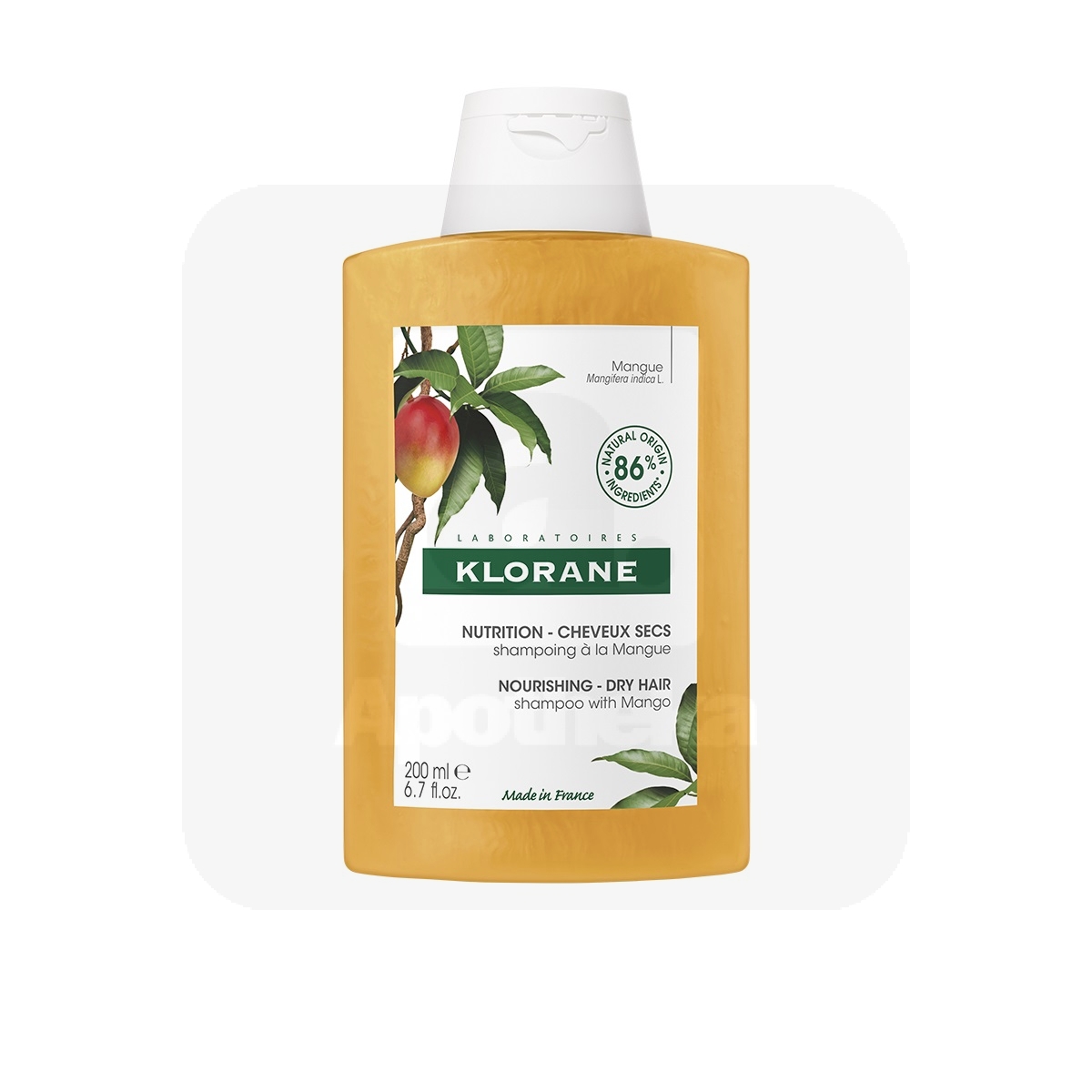 KLORANE SHAMPOON MANGO KUIVADELE JUUSTELE 200ML - Tootepilt