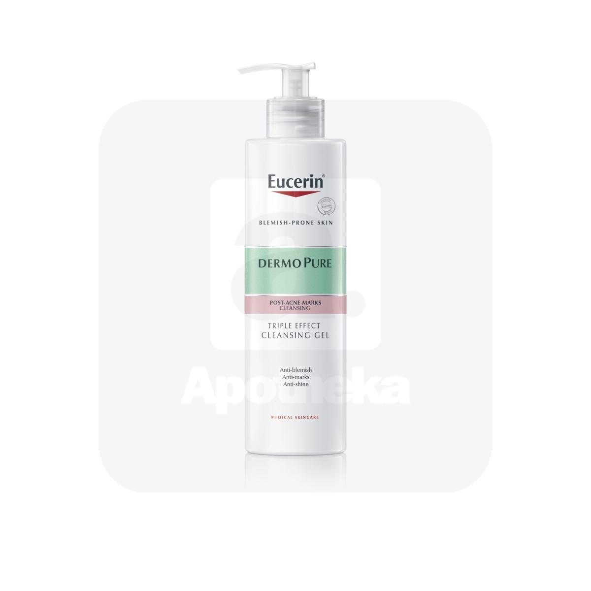 EUCERIN DERMOPURE PUHASTUSGEEL AKNEJÄRGNE 400ML - Tootepilt