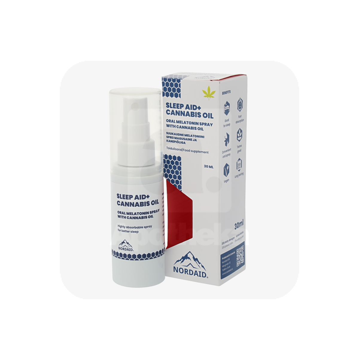 NORDAID SLEEP AID MELATONIINI SPREI 1MG KANEPIÕLIGA 30ML - Tootepilt