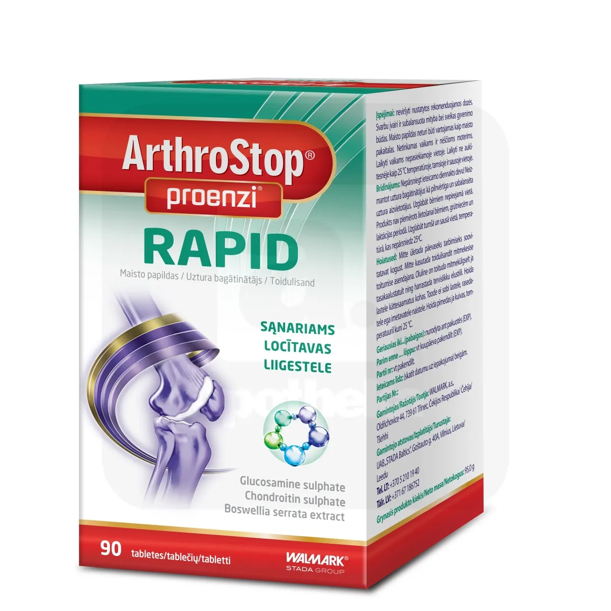 PROENZI ARTHROSTOP RAPID TBL N90 - Tootepilt 1