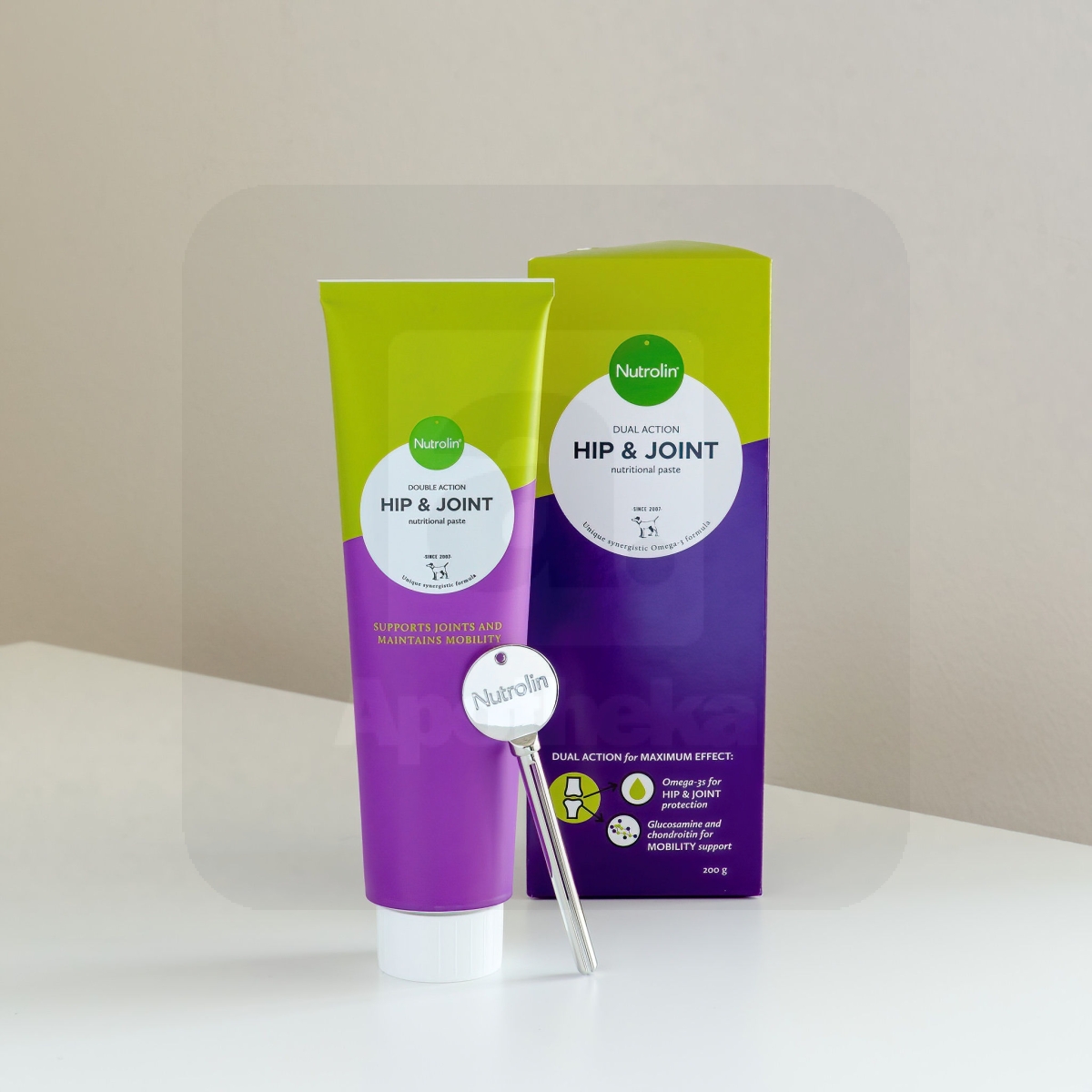 Nutrolin Hip & FJoint toiteainetepasta kassile ja koerale 200 g - Tootepilt