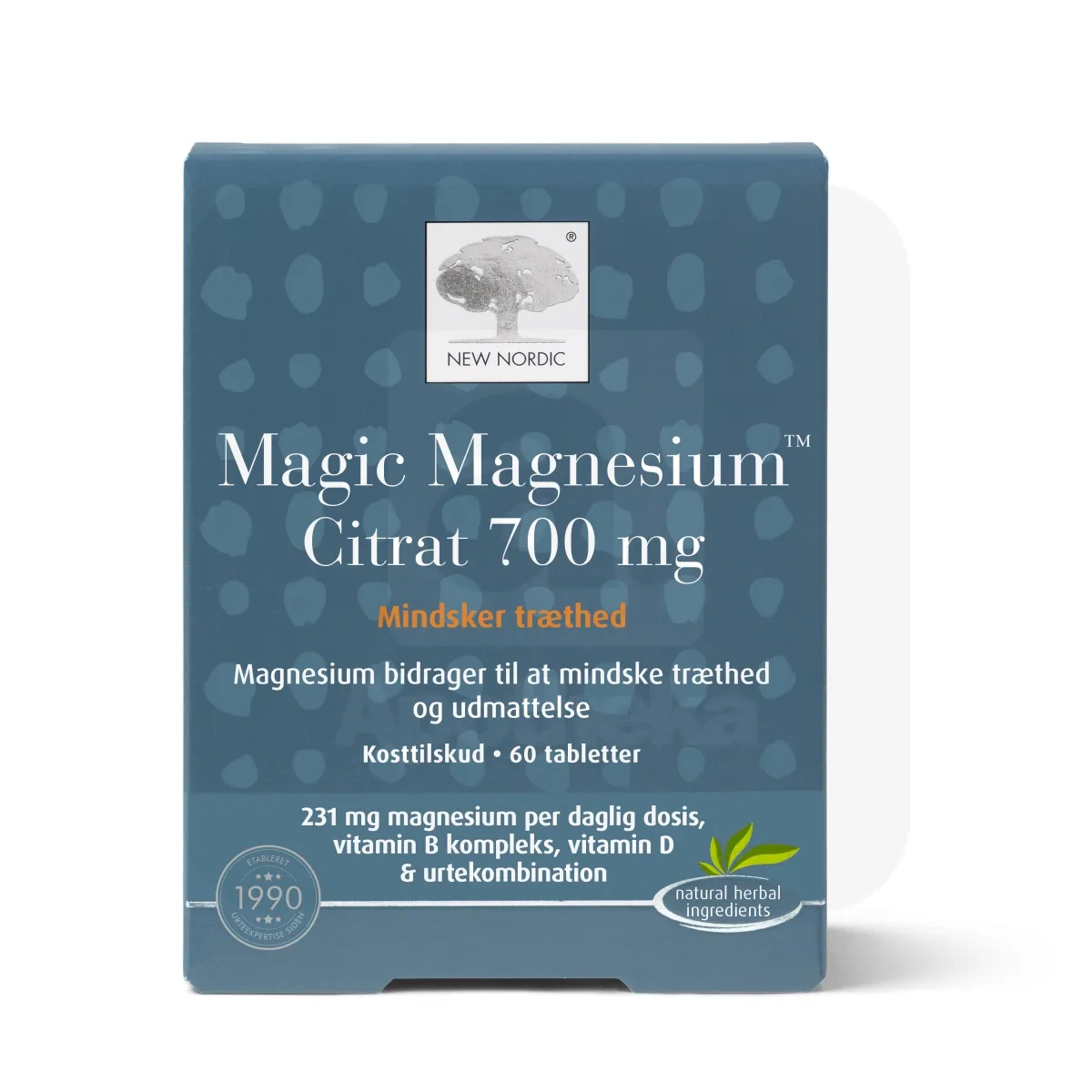 NEW NORDIC MAGIC MAGNESIUM CITRAT 700MG N60 - Tootepilt