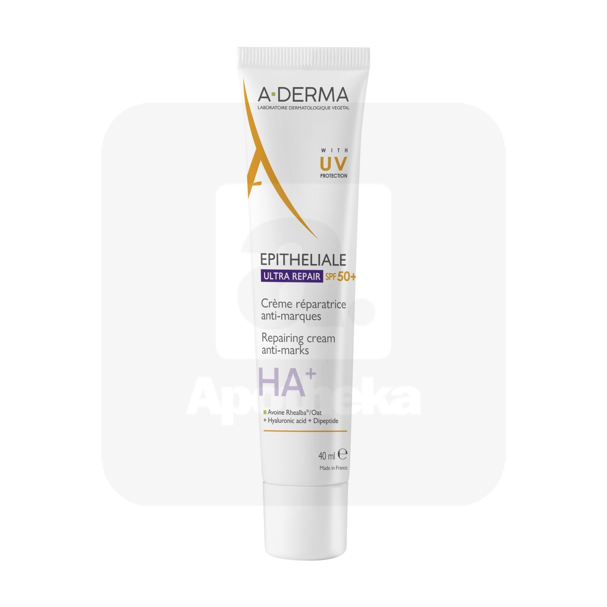 A-DERMA EPITHELIALE HA+ KREEM TAASTAV SPF50+ 40ML - Tootepilt