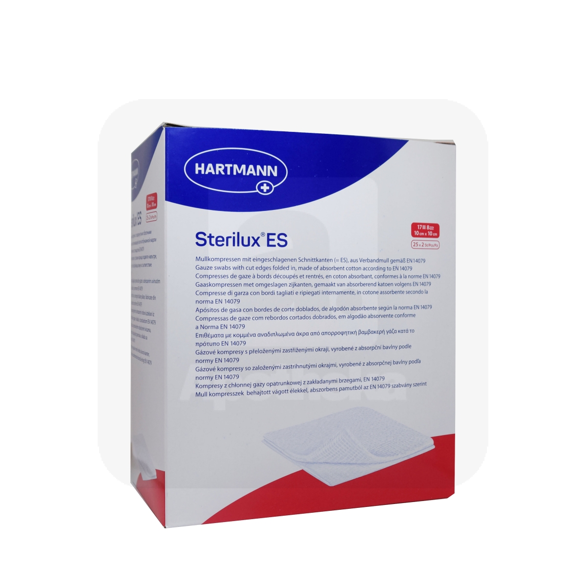 MARLI SALVRÄTIKUD STER. STERILUX ES 10X10CM N2X25 - Tootepilt