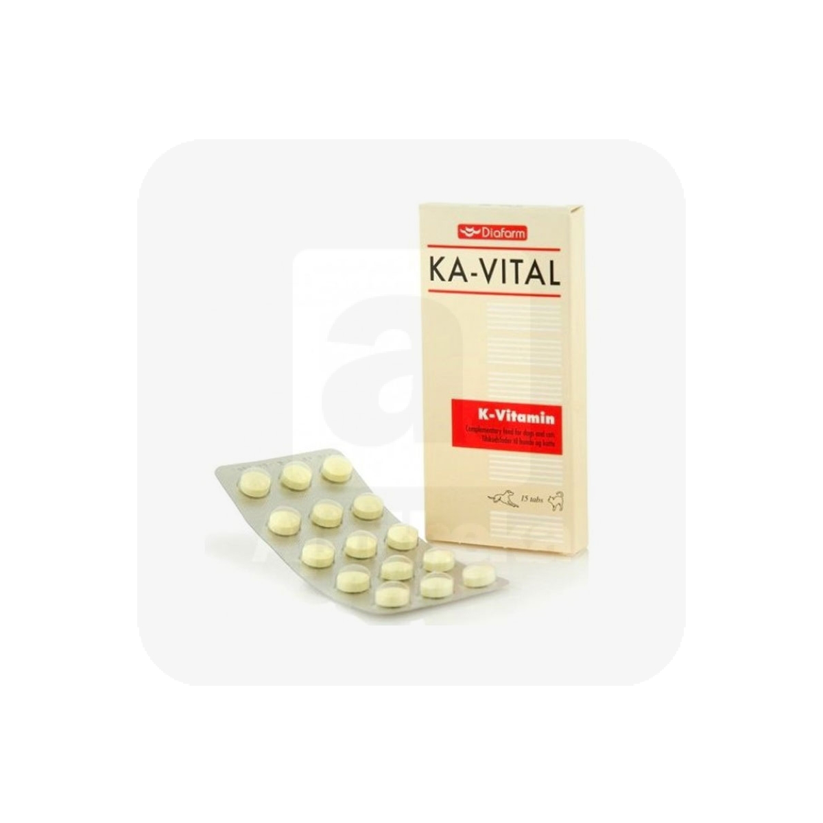 DIAFARM KA-VITAL KOER/KASS TBL N15 - Tootepilt