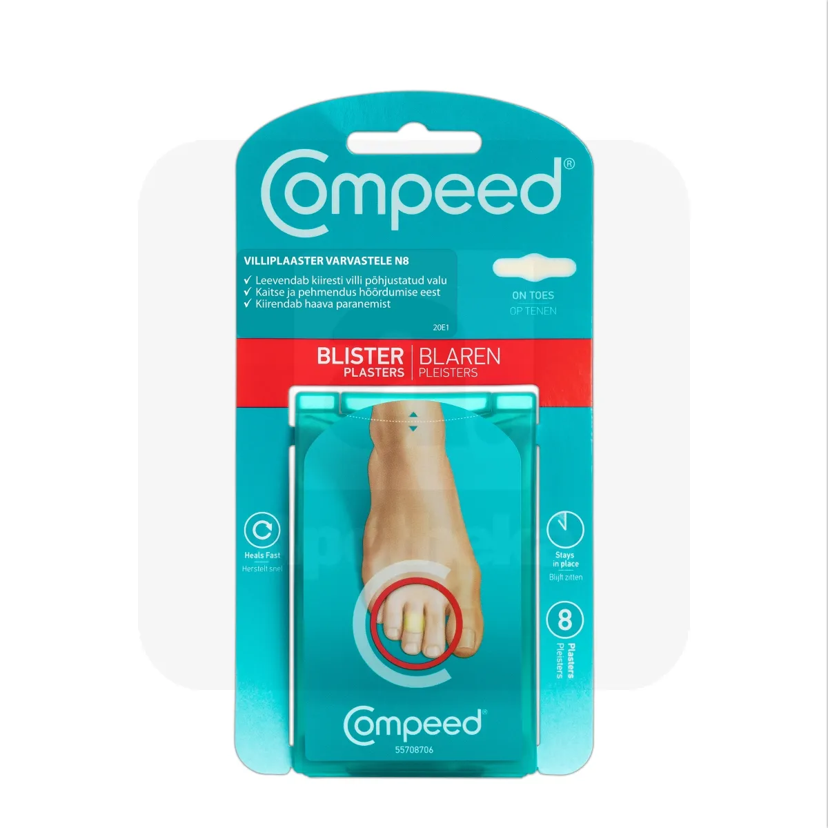 COMPEED VILLIPLAASTER VARVASTELE N8 - Tootepilt