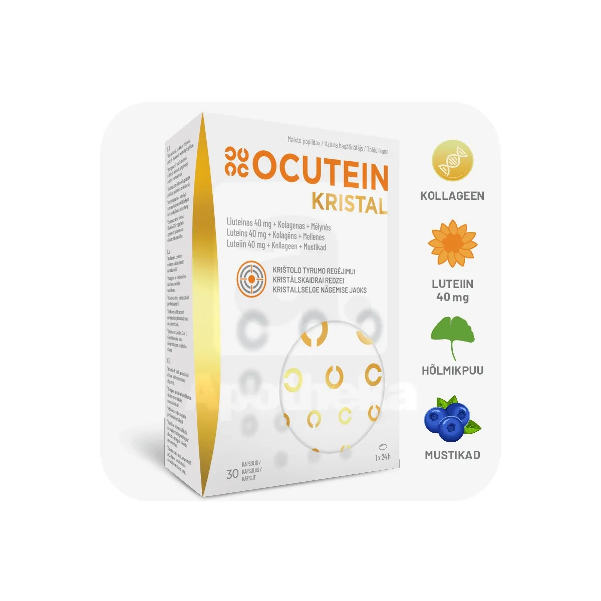 OCUTEIN KRISTAL KAPSLID 40MG N30 - Tootepilt