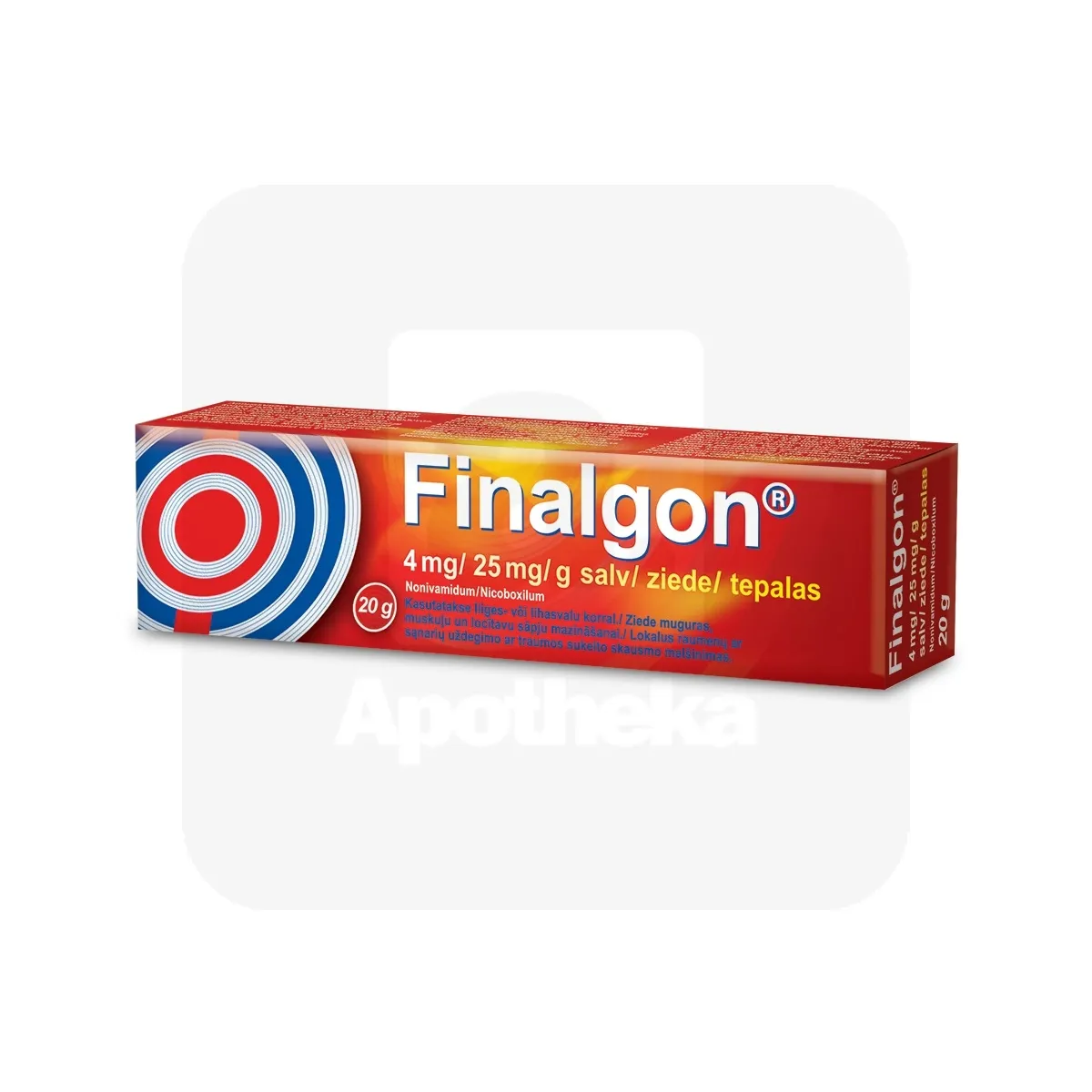 FINALGON SALV 25MG+4MG/G 20G - Tootepilt