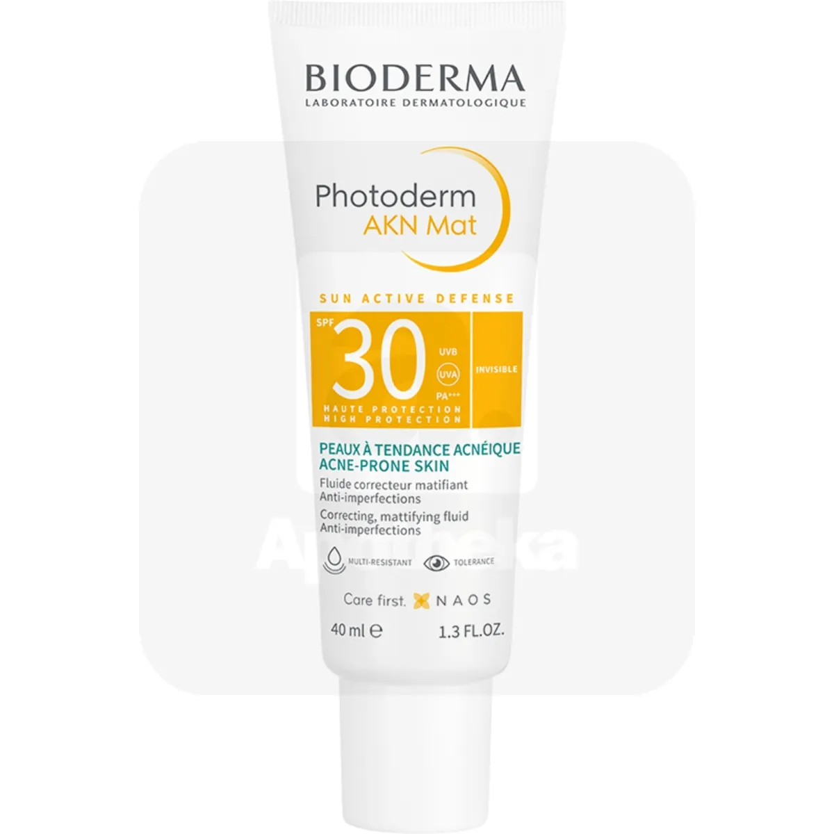 BIODERMA PHOTODERM AKN MAT PÄIKESEKAITSEKREEM SPF30 40ML - Tootepilt