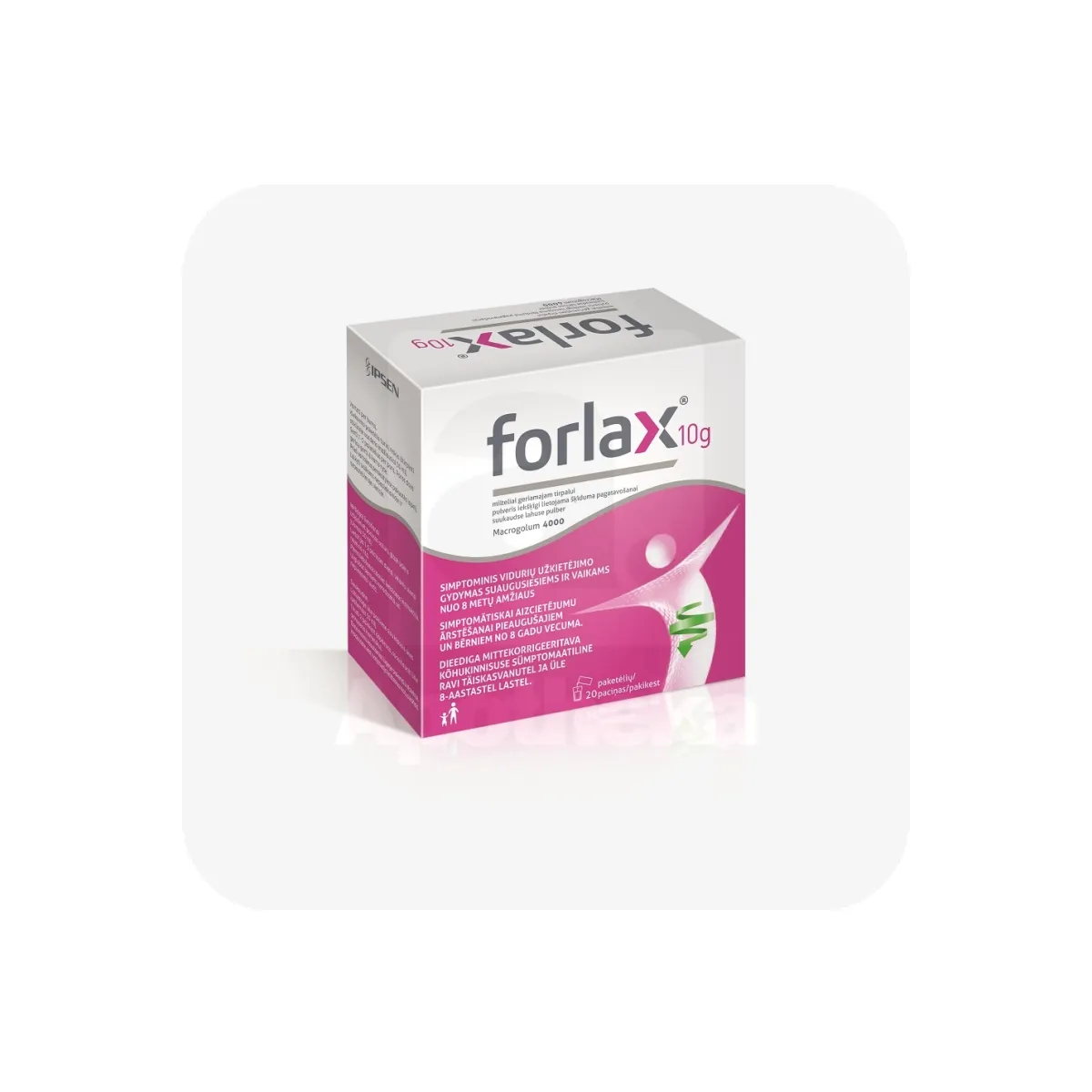 FORLAX SUUKAUDSE LAHUSE PULBER 10G N20 - Tootepilt