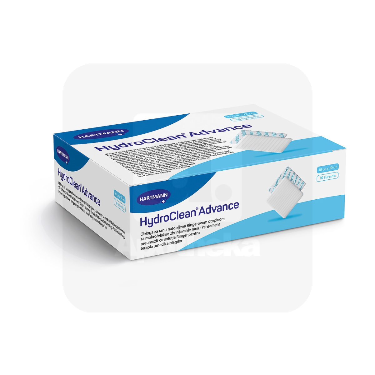 HYDROCLEAN ADVANCE RINGERIGA HAAVASIDE 10X10CM N10 - Tootepilt