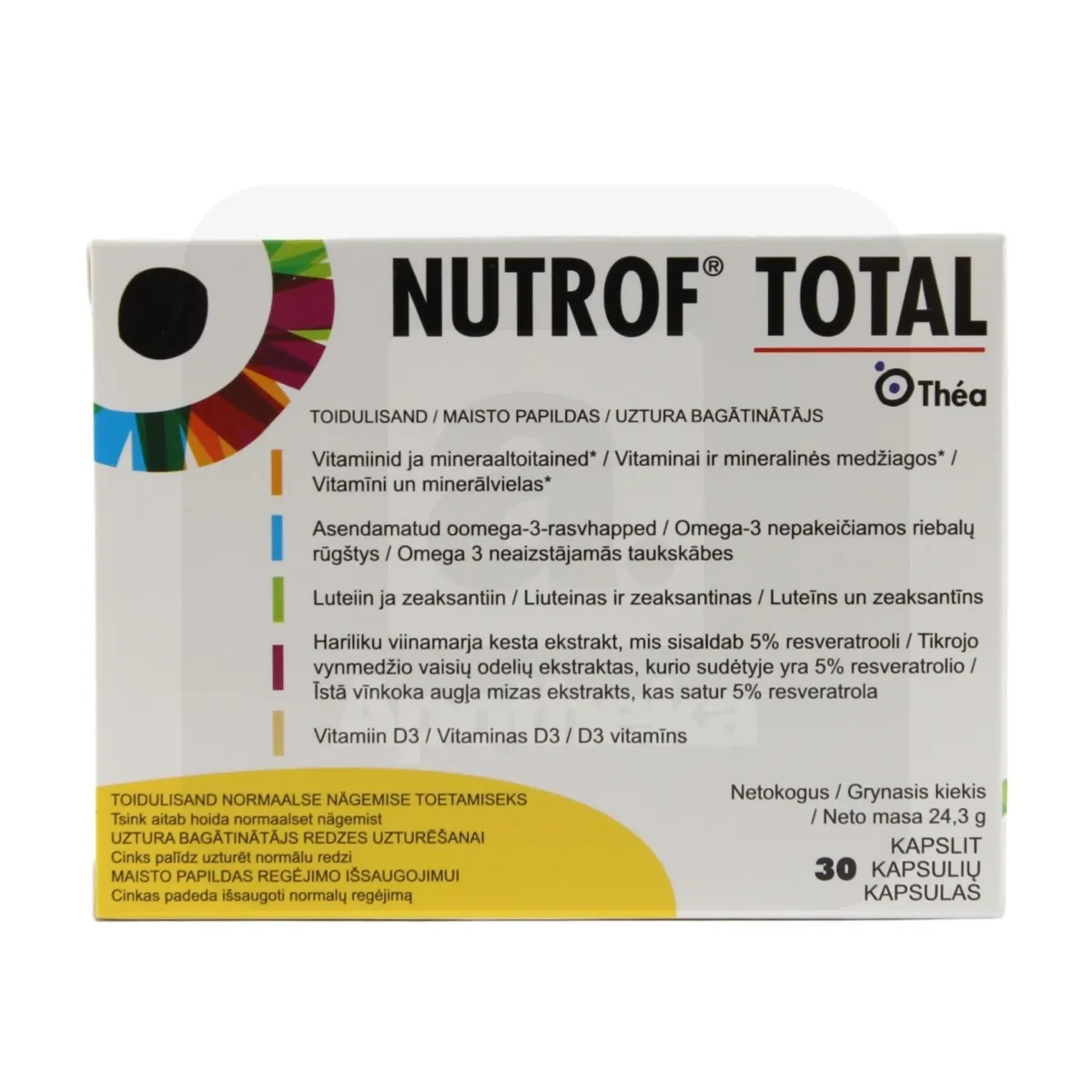 NUTROF TOTAL CAPS N30 - Tootepilt