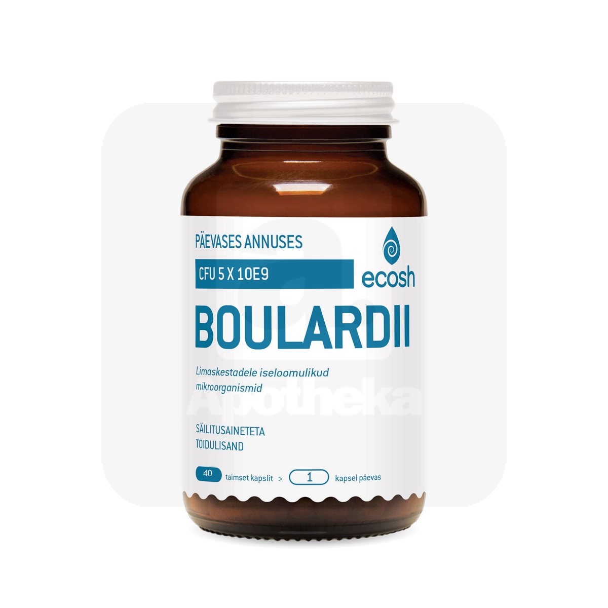 ECOSH BOULARDII KAPSLID 250MG N40 - Tootepilt