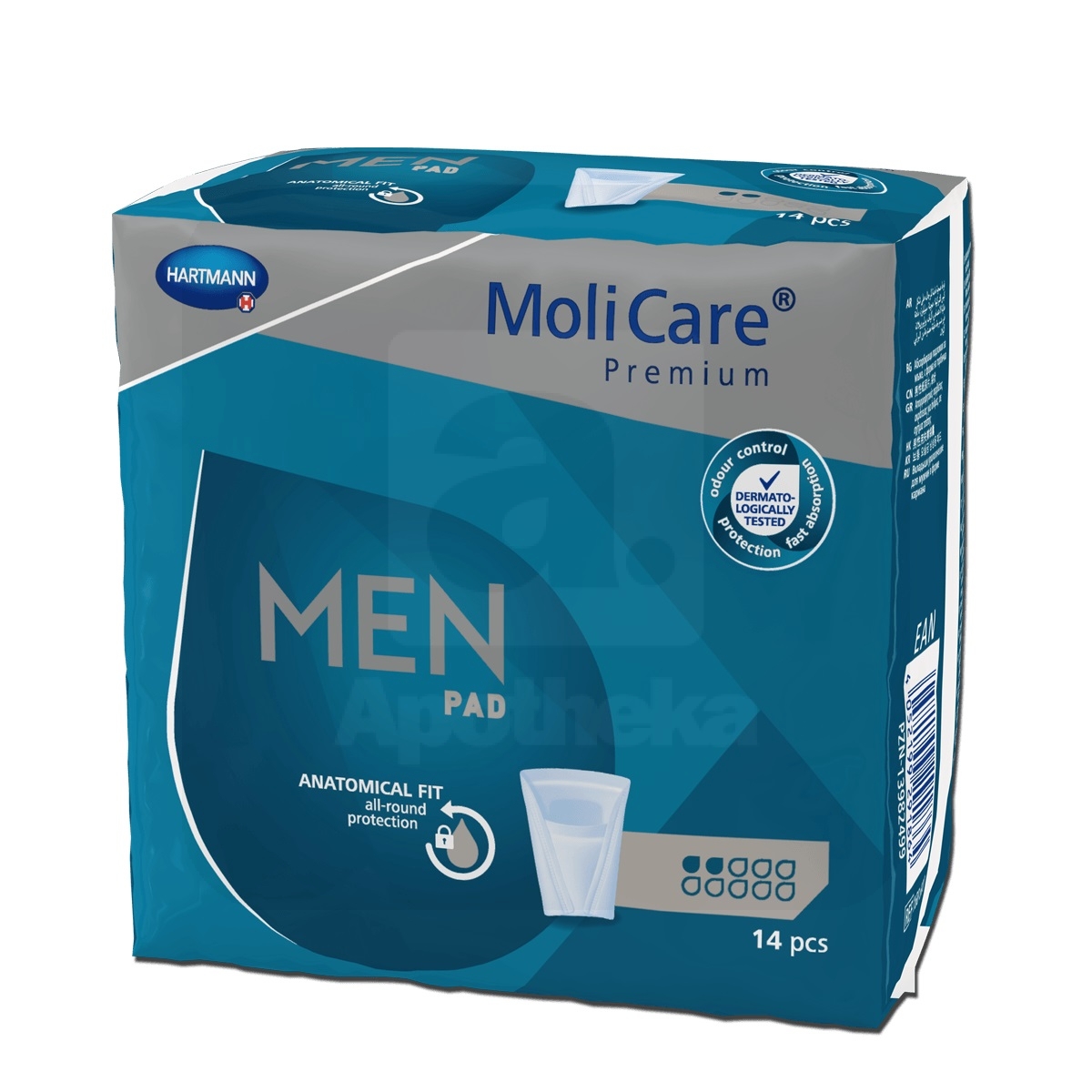 MOLICARE PAD MEN 2 TILKA (TASKUKUJULINE) N14