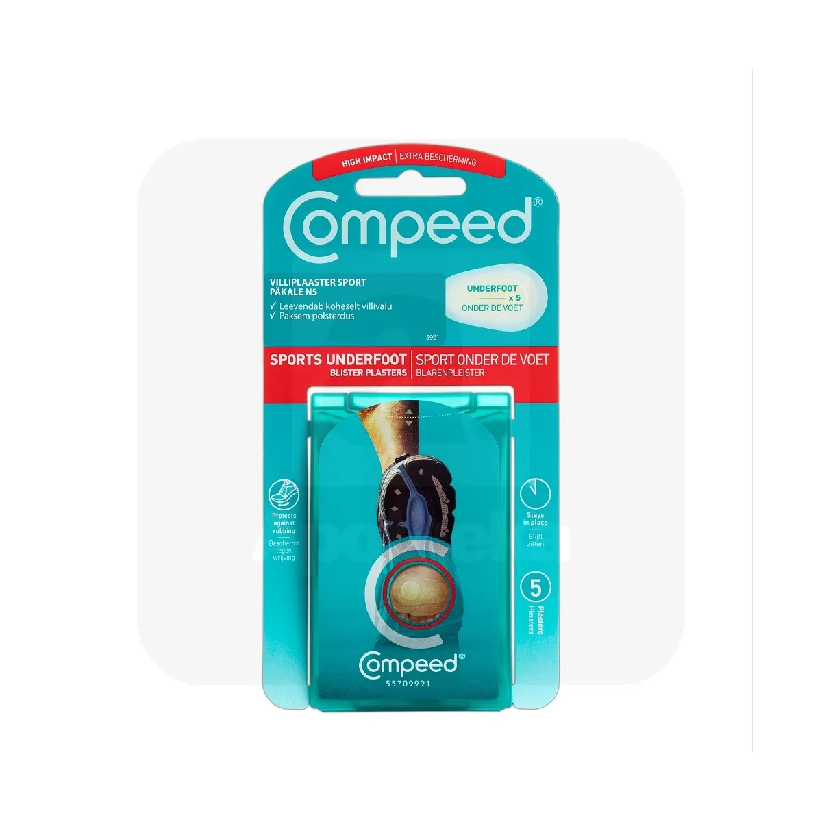 COMPEED VILLIPLAASTER SPORT PÄKALE N5 - Tootepilt