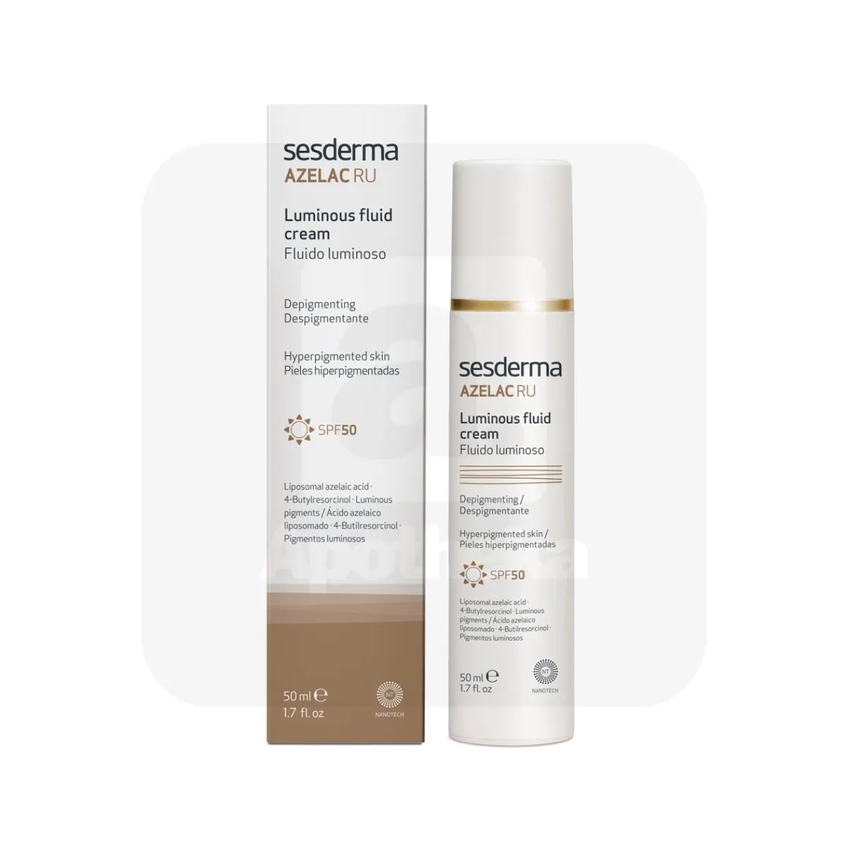 SESDERMA AZELAC RU EMULSIOON-KREEM DEPIGMENTEERIV SPF50 50ML - Tootepilt