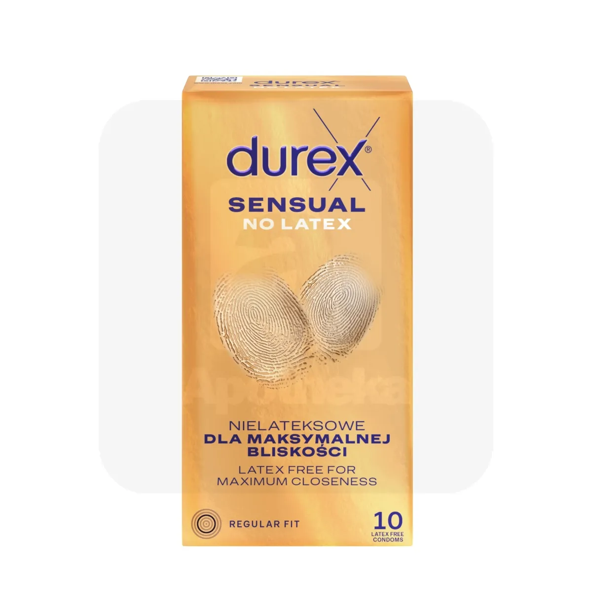 DUREX KONDOOMID SENSUAL NO LATEX  N10 - Tootepilt