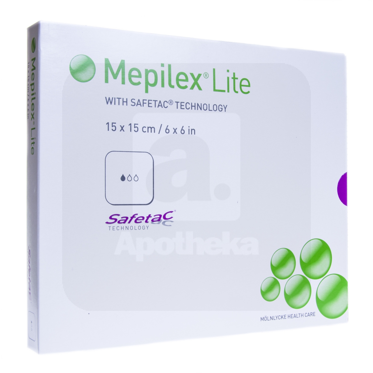 MEPILEX LITE SILIKOONHAAVAPADI STERIILNE 15X15CM N5 - Tootepilt