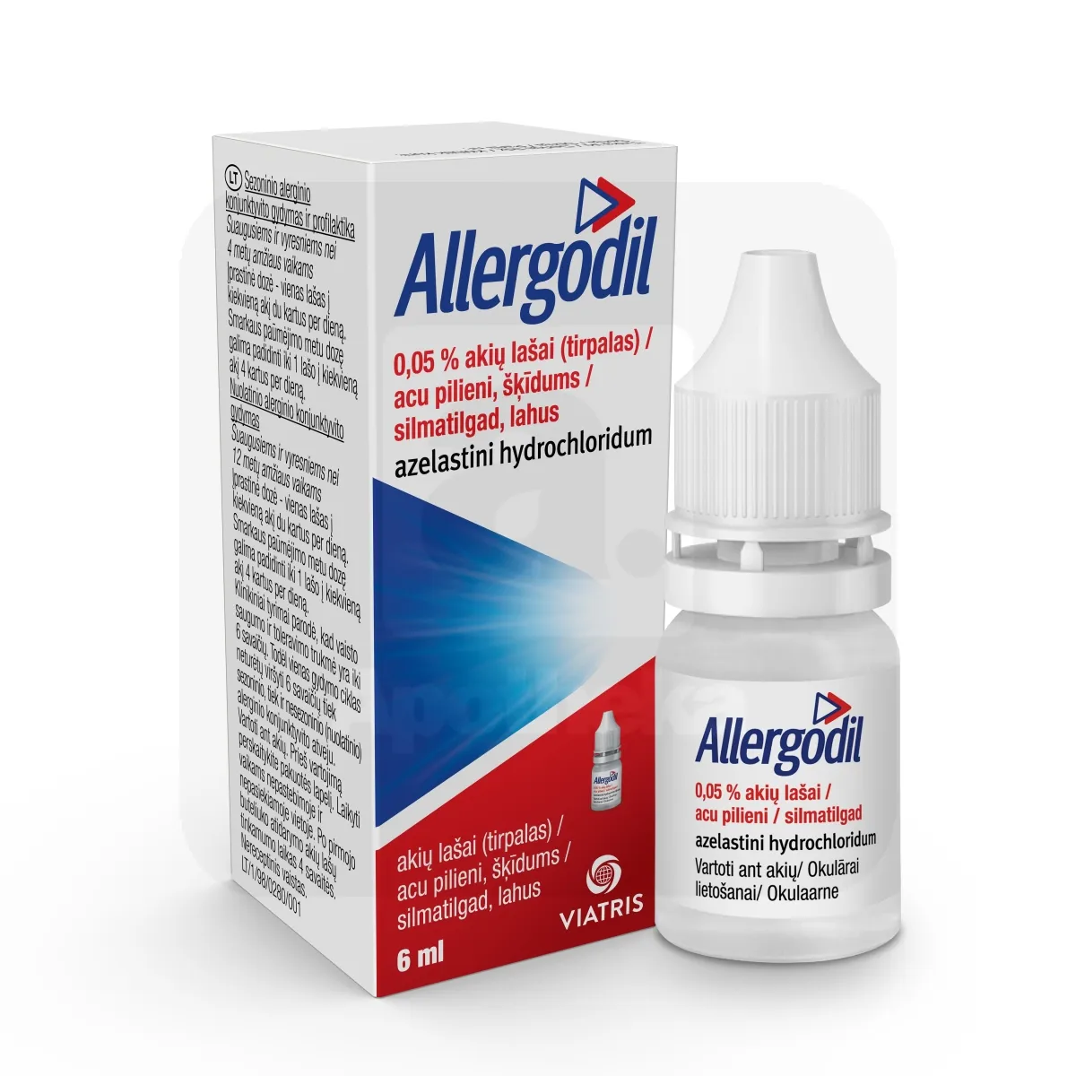 ALLERGODIL SILMATILGAD 0,5MG/ML 6ML - Tootepilt