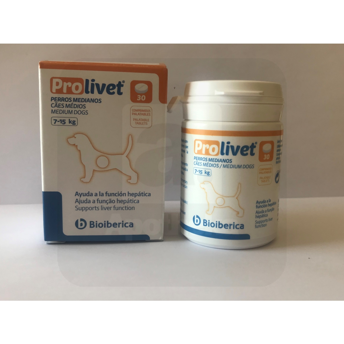 BIOIBERICA PROLIVET MEDIUM DOGS TBL N30 - Tootepilt