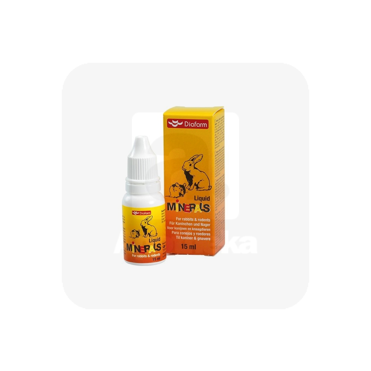Diafarm Liquid näriliste ja küülikute mineraal 15 ml - Tootepilt