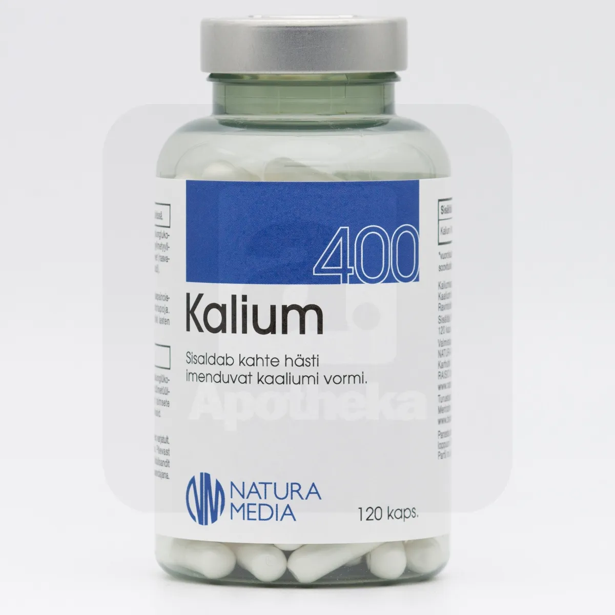 KAALIUM VAHVA KAPSLID 400MG N120 - Tootepilt