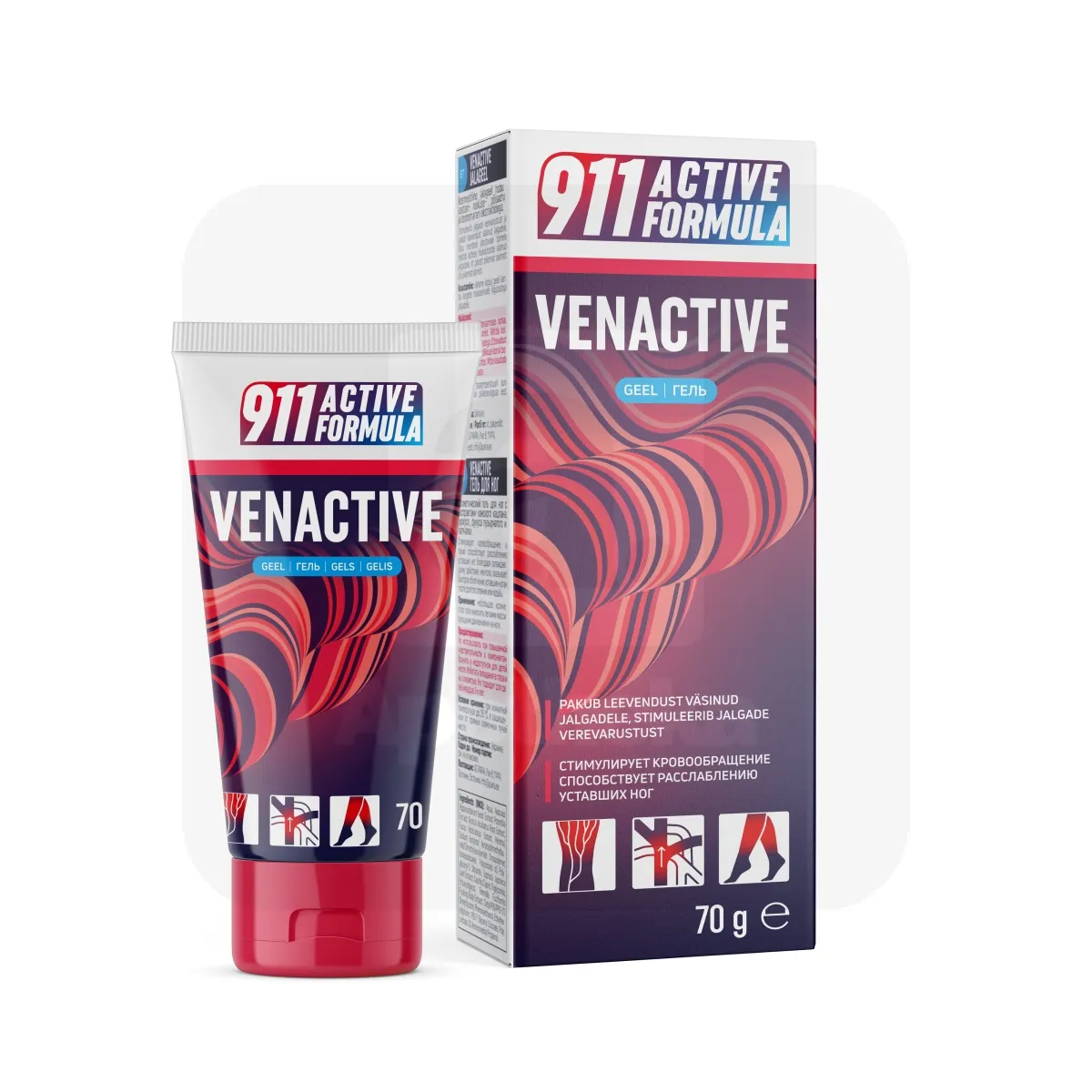 911 VENACTIVE JALAGEEL 70G - Tootepilt