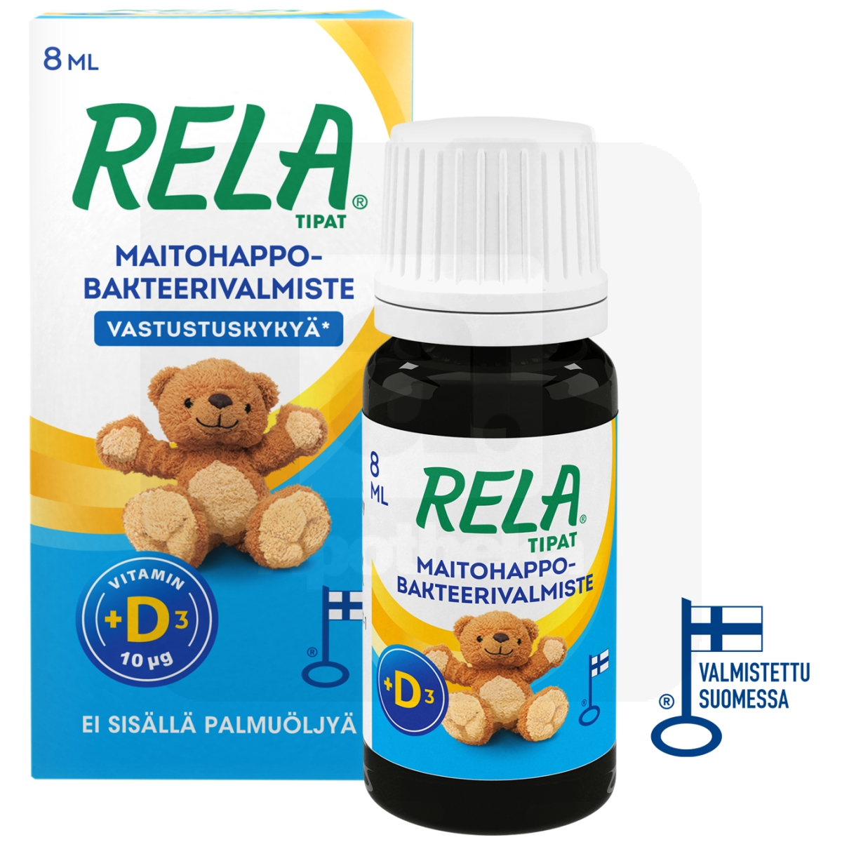 RELA TILGAD+ D3 VITAMIIN 8ML - Tootepilt