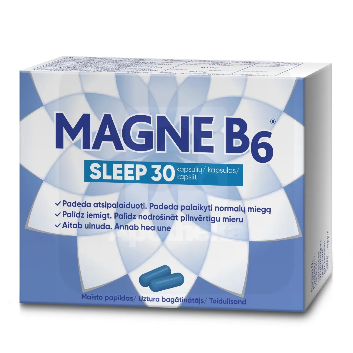 MAGNE B6 SLEEP KAPSLID N30 - Tootepilt 1