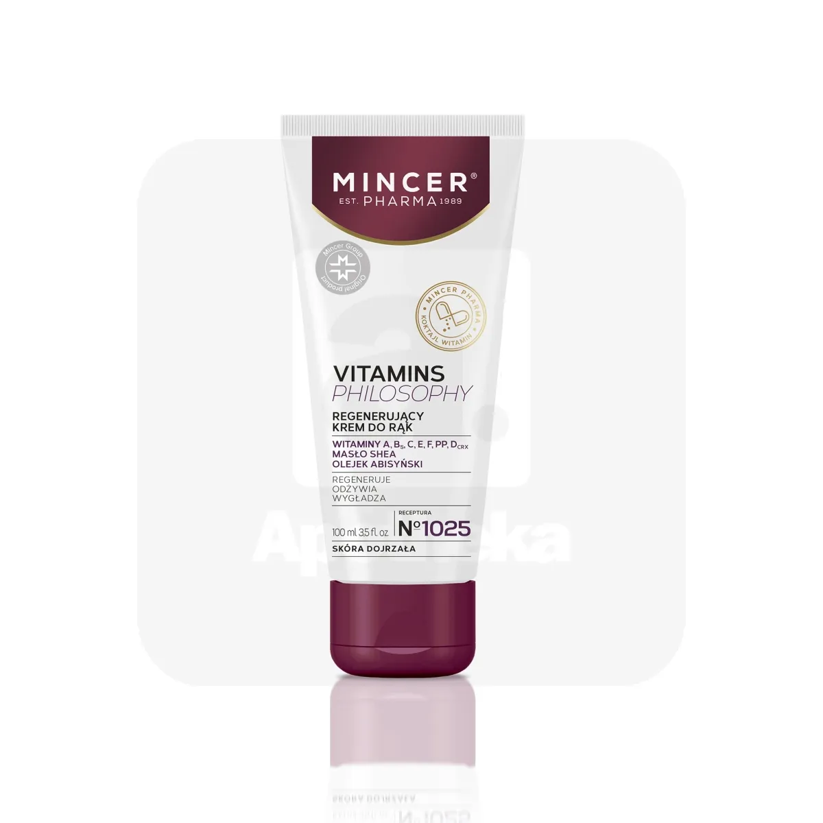 MINCER PHARMA VITAMINS PHILOSOPHY KÄTEKREEM TAASTAV 100ML - Tootepilt