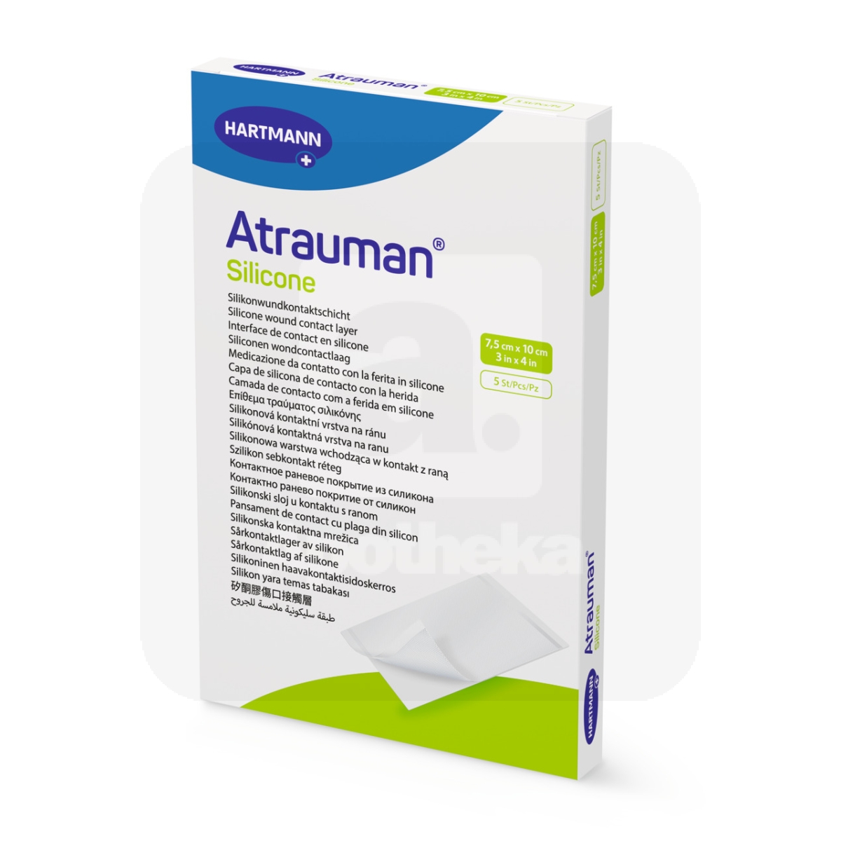 ATRAUMAN SILICONE HAAVAVÕRK SILIKOONIGA 7,5X10CM N5 - Tootepilt