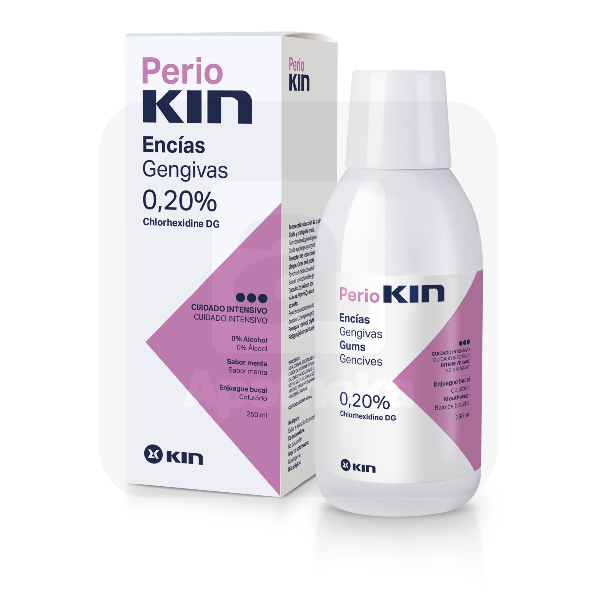 KIN PERIO KIN suuvesi 0,20% kloorheksidiiniga 250ml - Tootepilt