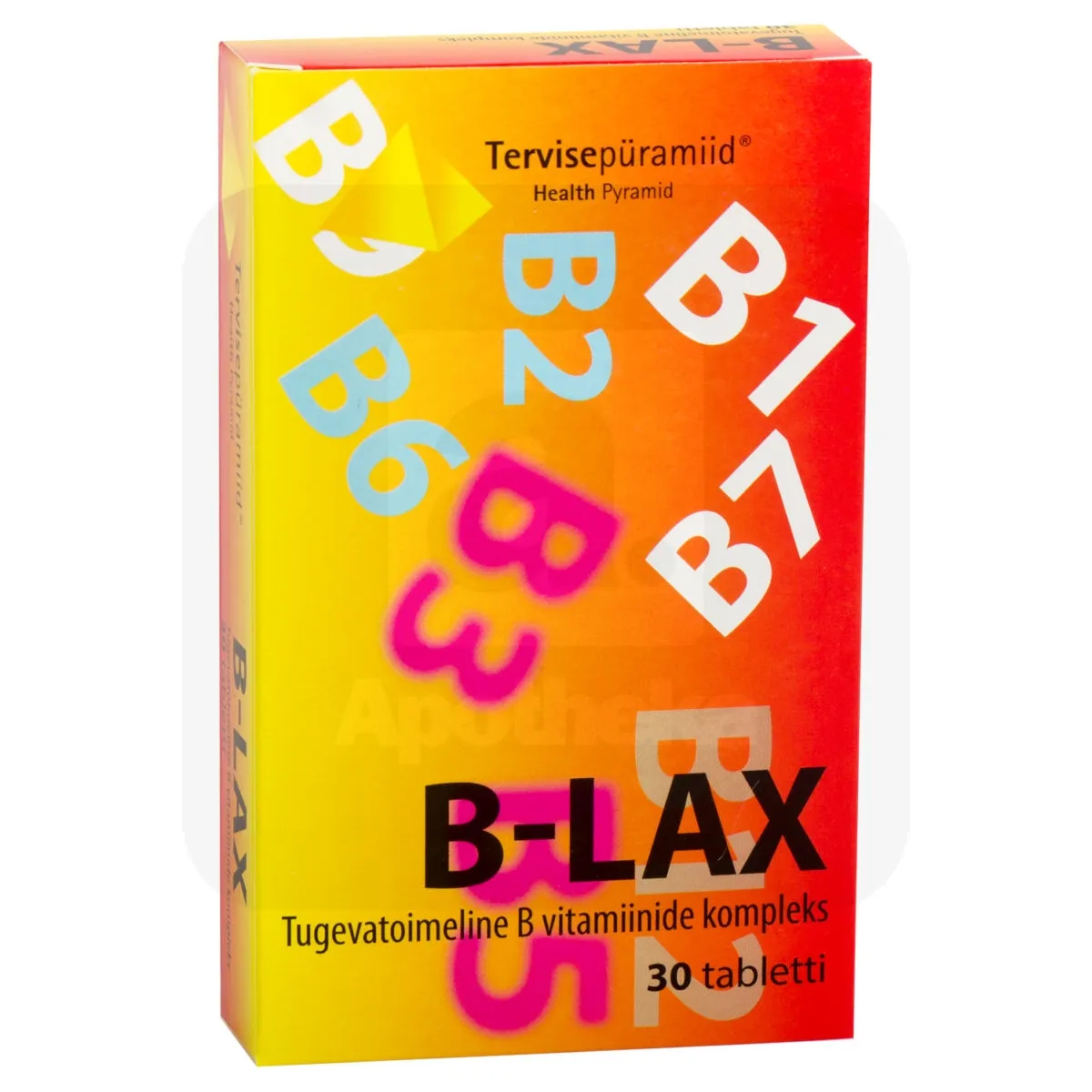 TERVISEPÜRAMIID B-LAX TBL N30 - Tootepilt