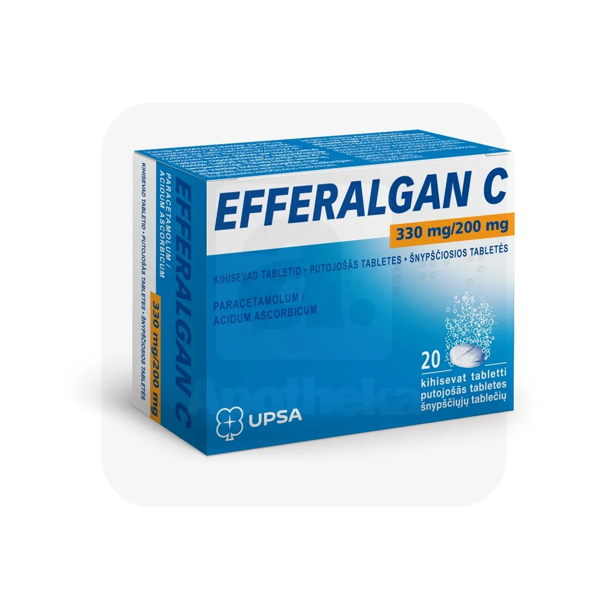 EFFERALGAN C KIHISEV TBL 330MG+200MG N20 - Tootepilt