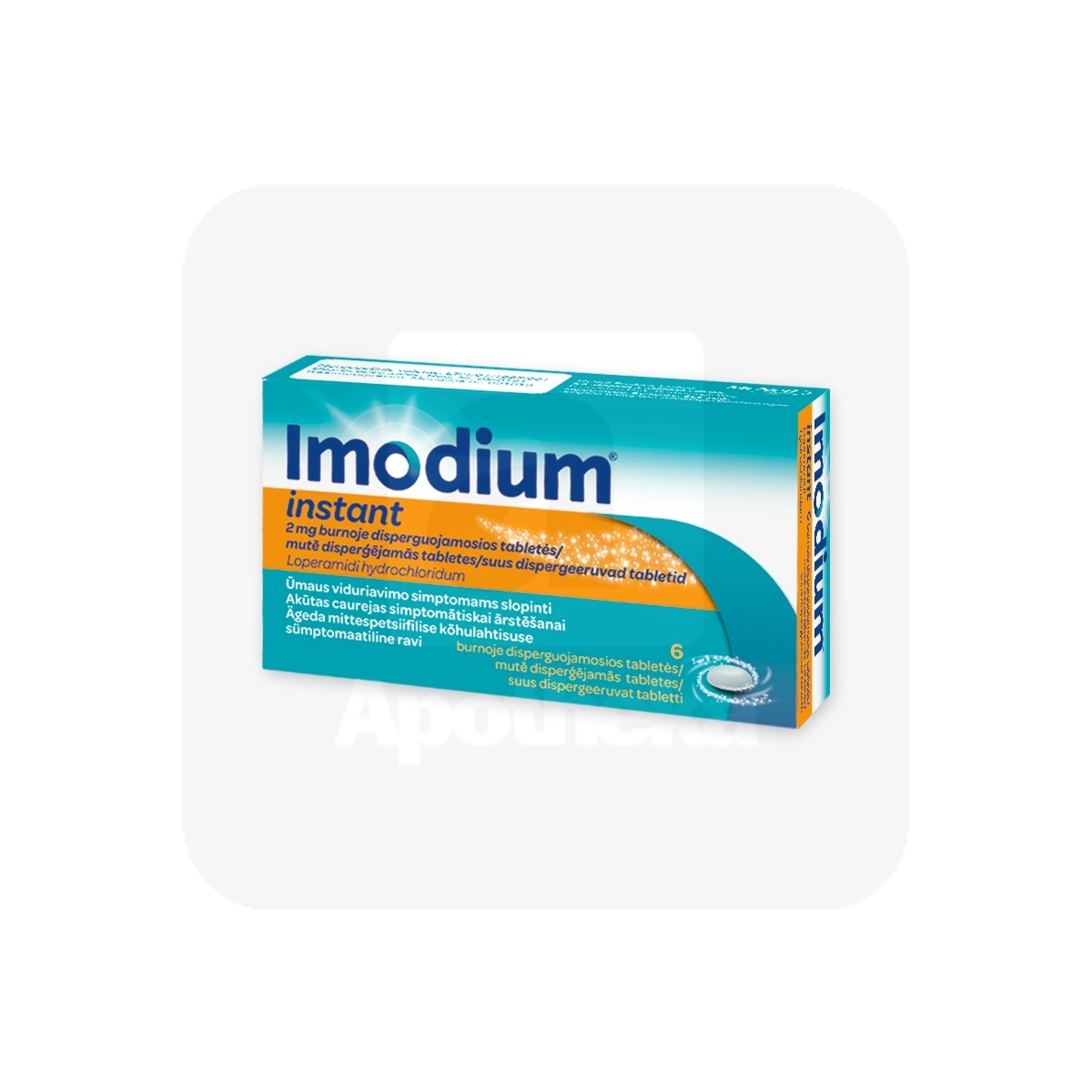 IMODIUM INSTANT TBL 2MG N6 - Tootepilt