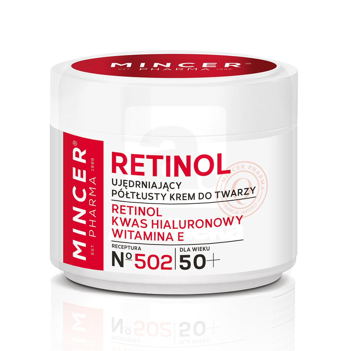 MINCER PHARMA NÄOKREEM RETINOOLIGA PINGULDAV 50+ 50ML - Tootepilt