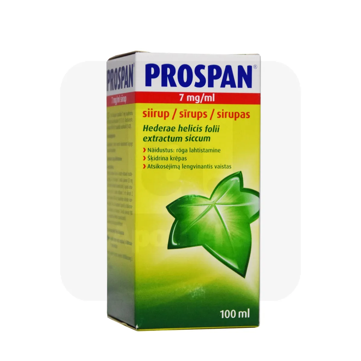 PROSPAN SIIRUP 7MG/ML 100ML - Tootepilt
