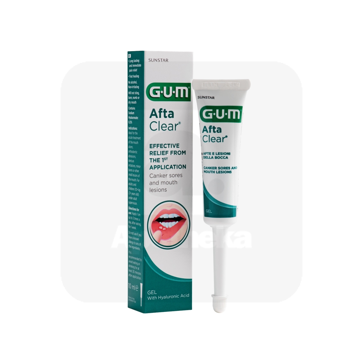 GUM AFTACLEAR SUUÕÕNE HAAVANDITE GEEL 10ML - Tootepilt