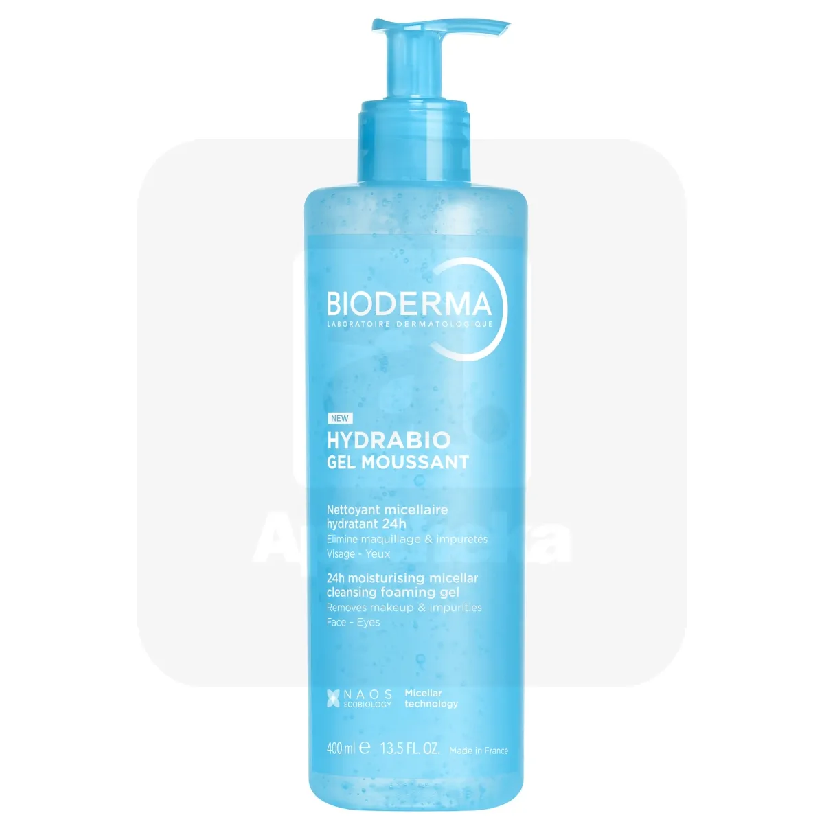 BIODERMA HYDRABIO NÄOPESUGEEL 400ML - Tootepilt