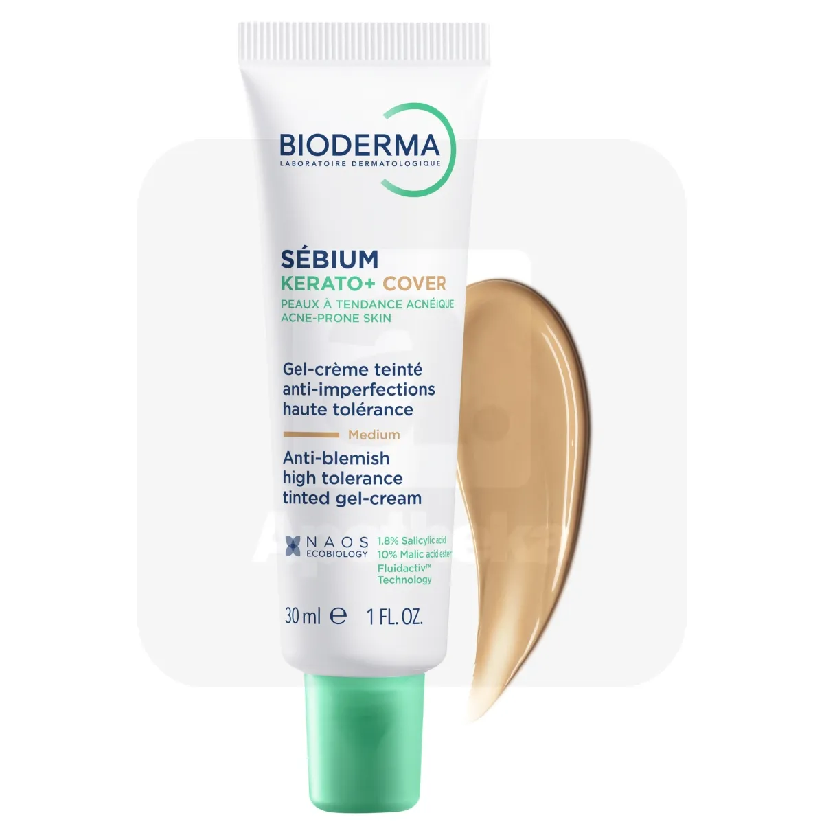 BIODERMA SEBIUM KERATO+ GEELKREEM TOONIV AKNELINE NAHK 30ML - Tootepilt