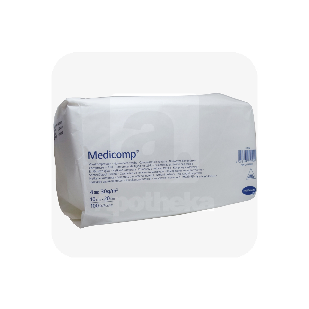 MEDICOMP TAMPOONID MITTESTER 10X20CM N100 (4KIHTI)