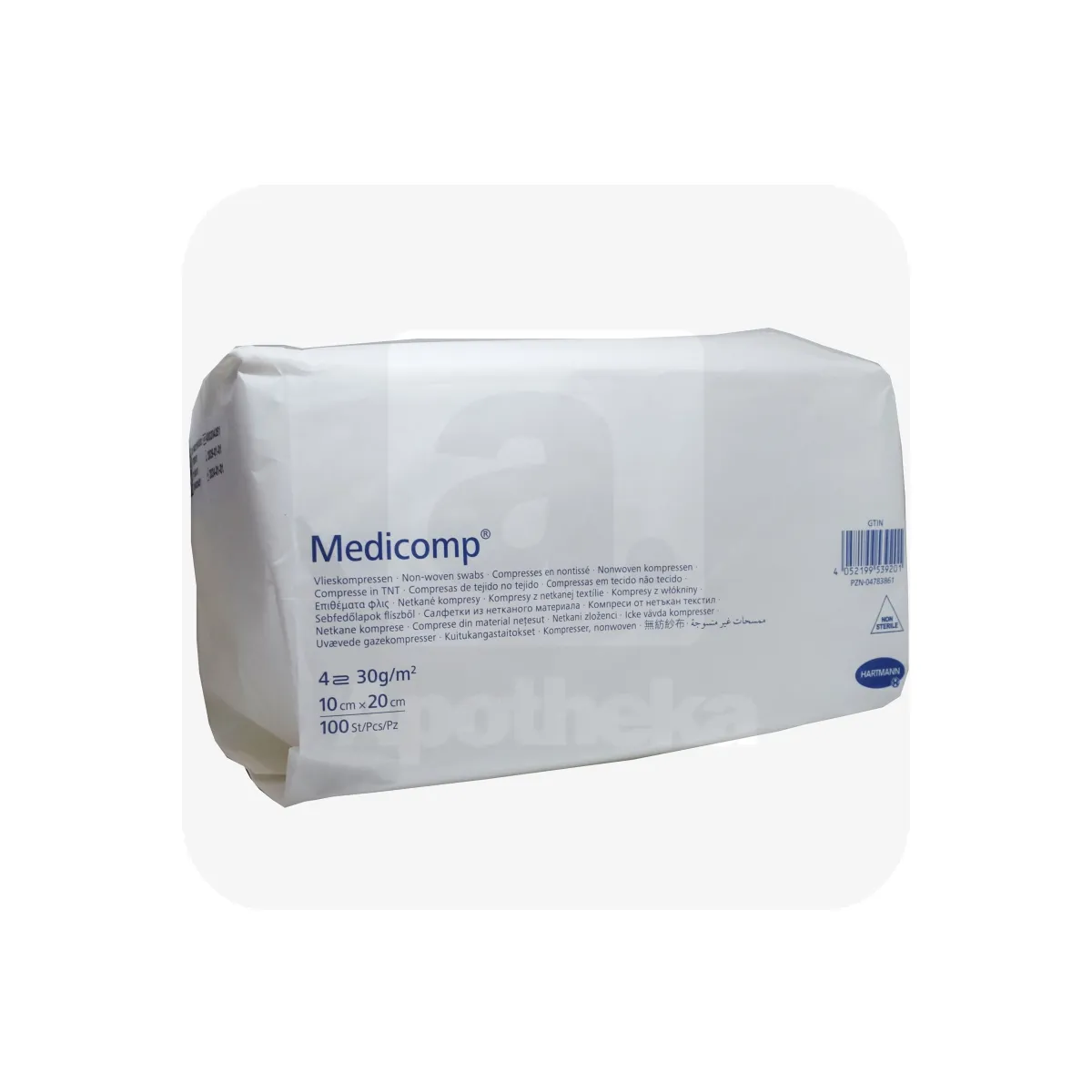 MEDICOMP TAMPOONID MITTESTER 10X20CM N100 - Tootepilt